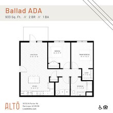 Ballad ADA C104 floor plan